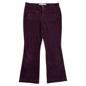 Vintage GHBass Womens Corduroy Mid Rise Bootcut Pants Purple Size 6 Western Boho